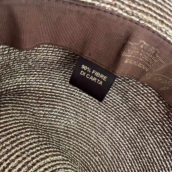 Borsalino Doria Raffia Hat Size 7.5 - Picture 9 of 10